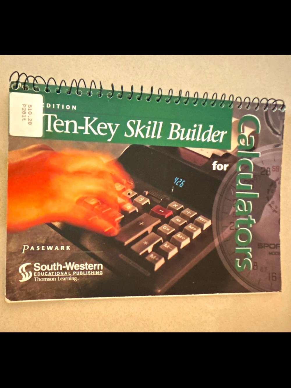 Ten-Key Skill Builder for Calculators - Green